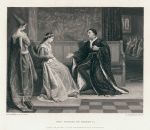 The Wooing of Henry V (Shakespeare), after Yeames, 1876