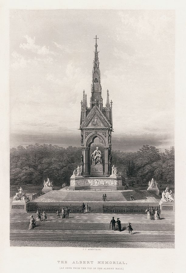 London, The Albert Memorial, after Armytage, 1876