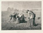 Gleaning in Belgium, after Millet, 1875