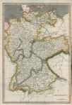 Germany map, 1811