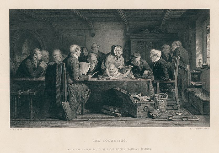 The Foundling, after O'Neil, 1864