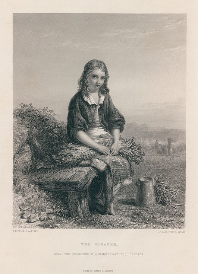 The Gleaner, after P.F.Poole, 1864