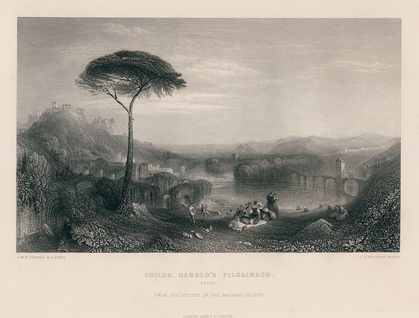 Italy, Childe Harold's Pilgrimage (Byron), after Turner, 1864