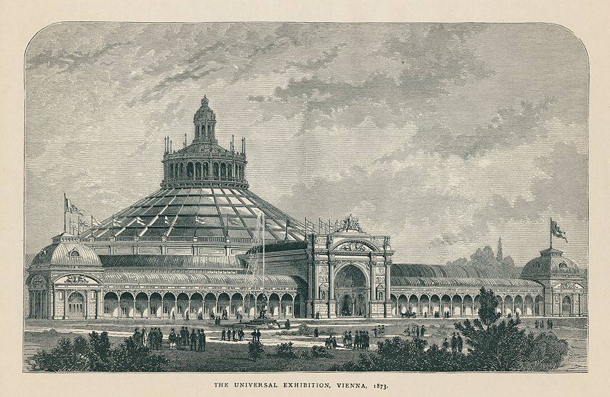 Austria, Vienna, Universal Exhibition building, 1873