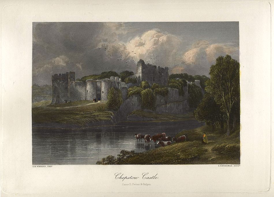 Monmouthshire, Chepstow Castle, 1875