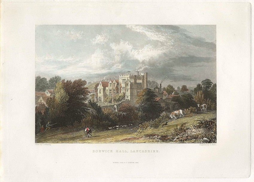 Lancashire, Borwick Hall, 1836