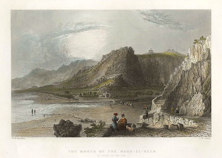 Lebanon, Mouth of the Nahr-El-Kelb, or River of the Dog, 1837