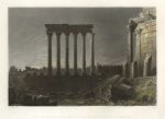 Baalbec, the Six Detached Pillars of the Great Temple, 1837