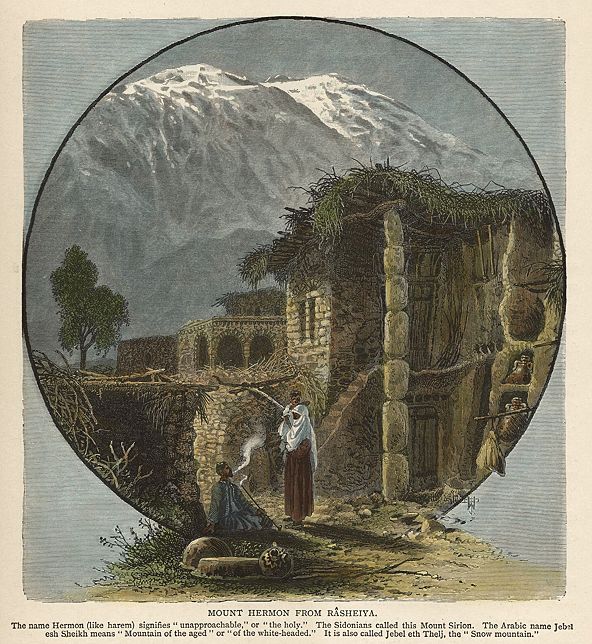 Lebanon / Syria, Mount Hermon, 1875