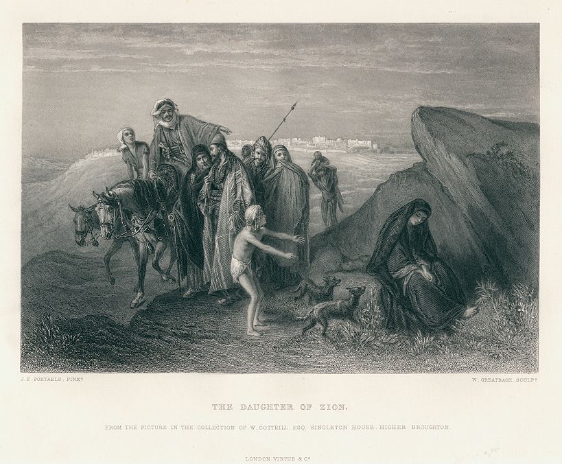 The Daughter of Zion, after Portaels, 1871