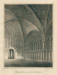 Bristol Cathedral, Chapter House, 1825