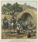 Holy Land, (Israel), Nazareth, Fountain of the Virgin, 1875