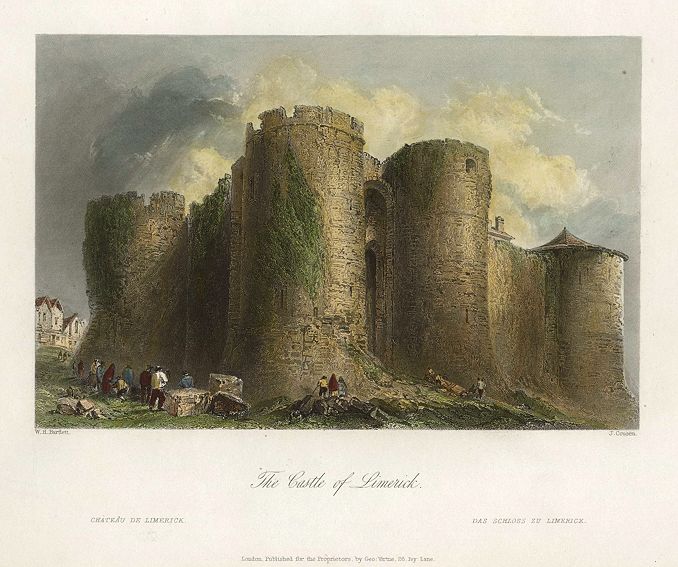 Ireland, Limerick, the Castle, 1841