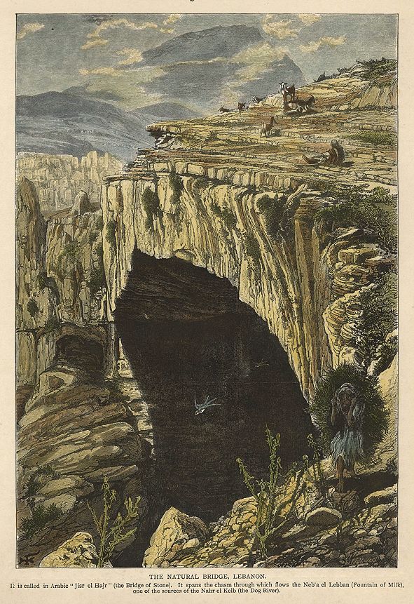 Lebanon, Natural Bridge, 1875