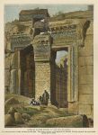 Lebanon, Baalbek, Temple of the Sun Gateway, 1875