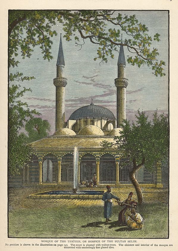 Syria, Damascus, Mosque of the Tekiyeh, 1875