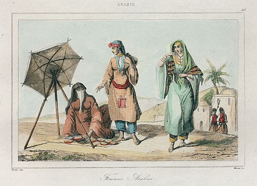 Arabia, Arab Women, 1847