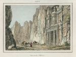 Jordan, Petra, the Khazneh, 1847