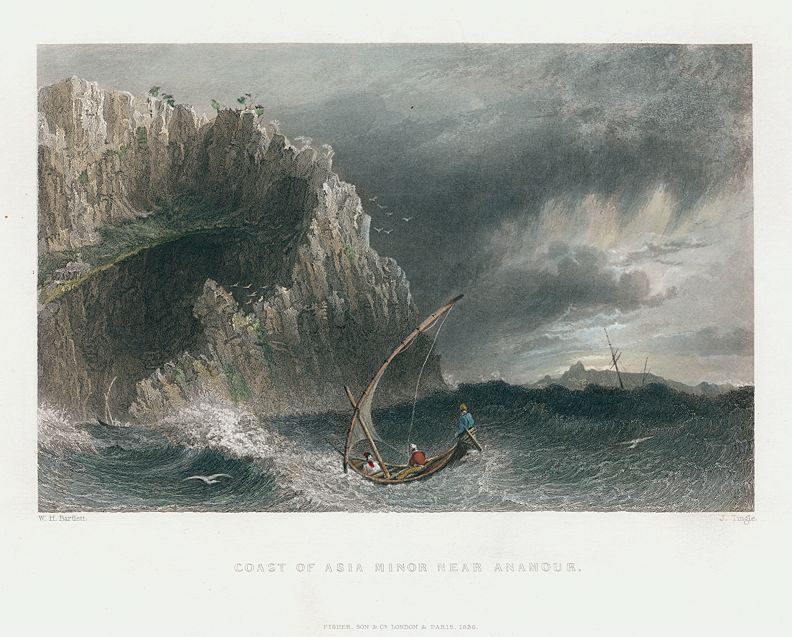 Turkey, Coast of Asia Minor near Anamour, 1837