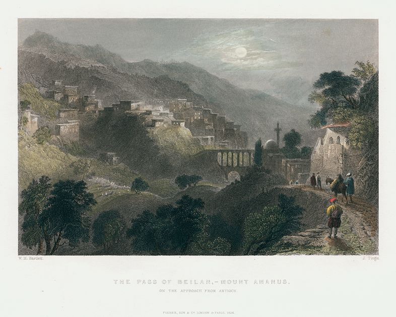 Turkey, Pass of Beilan & Mount Amanus, 1837