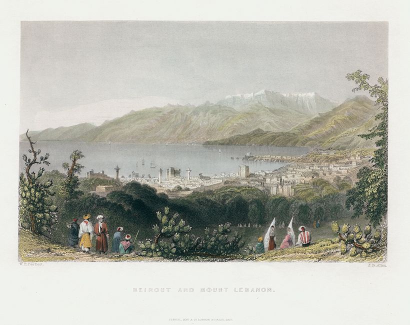 Lebanon, Beirut and Mount Lebanon, 1837