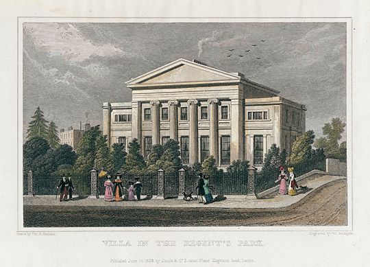 London, Villa in the Regent's Park, 1831