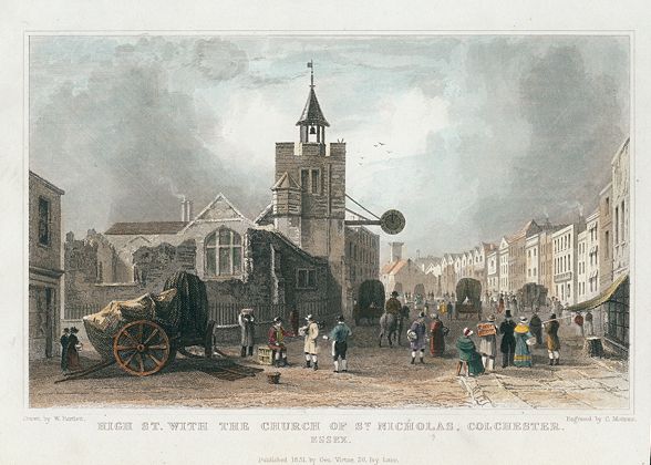Essex, Colchester Corn market, 1834