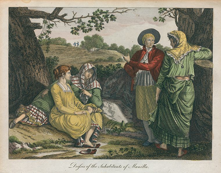 Philippines, Inhabitants of Manila, 1811