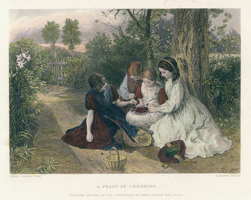 A Feast of Cherries (in Kent), 1876