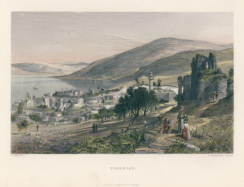 Holy Land, Tiberias, 1880