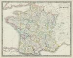 France map, 1844