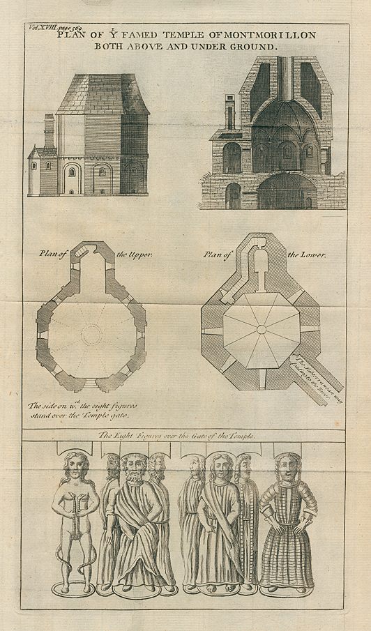 France, octagonal Temple at Montmorillon, 1745