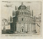 Italy, Ancient Rome, Mausoleum of Augustus (as built), 1745