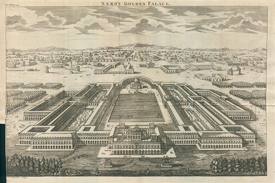 Italy, Ancient Rome, Nero's Golden Palace, 1745