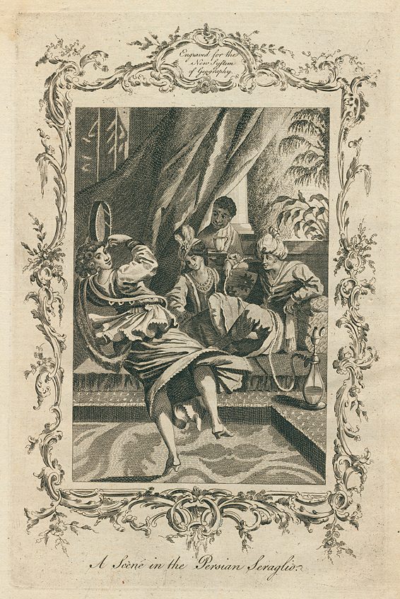 Persia, dancing girls in the Seraglio, 1773
