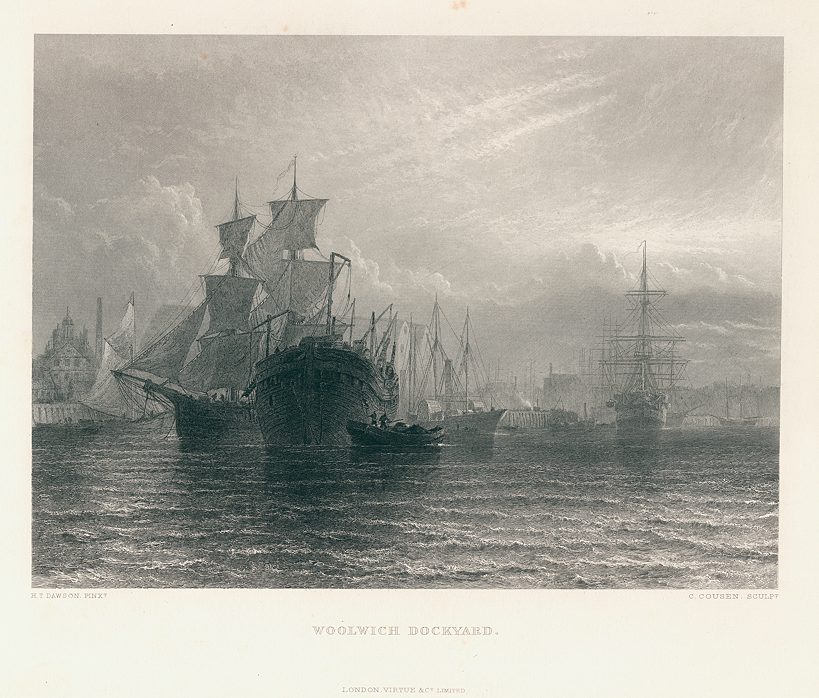 London, Woolwich Dockyard, 1879