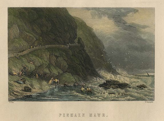 Wales, Penmaen Mawr, 1874