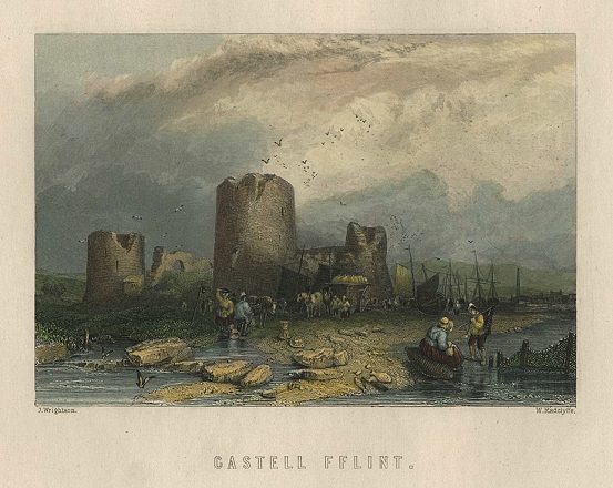 Wales, Castell Fflint, 1874