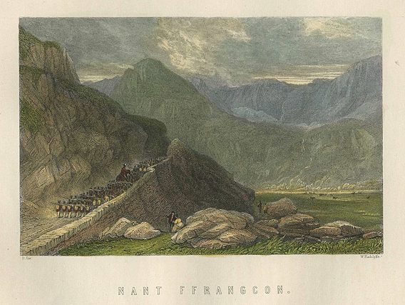 Wales, Nant Ffrangcon, 1874