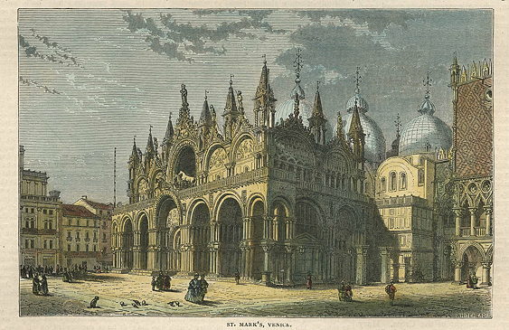 Italy, Venice, St.Mark's, 1871