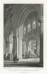 Wales, St.David's Cathedral nave, 1830