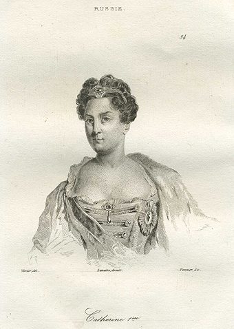 Russia, Catherine I, 1838