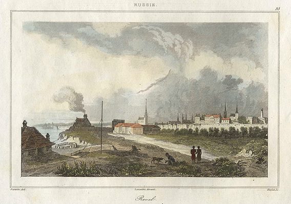 Estonia, Tallinn (Reval), 1838