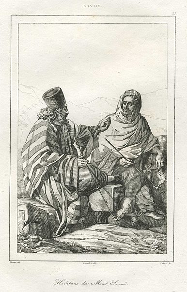 Arabia, Inhabitants of Mount Sinai, 1847