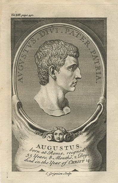 Augustus portrait, 1745