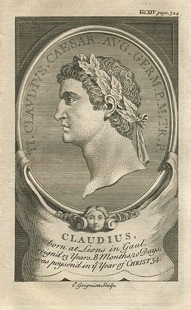 Claudius portrait, 1745