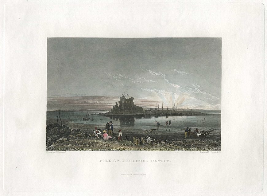 Lancashire, Fouldrey (Piel) Castle, 1836