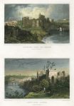 Wales, Chepstow from the Bridge, 1830