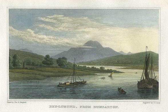 Scotland, Ben Lomond from Dumbarton, 1831