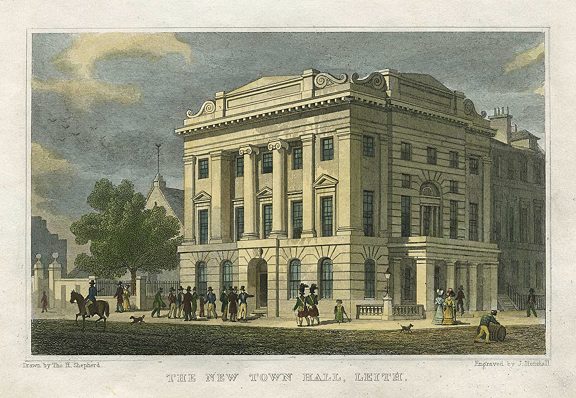 Scotland, Leith, New Town Hall, 1831